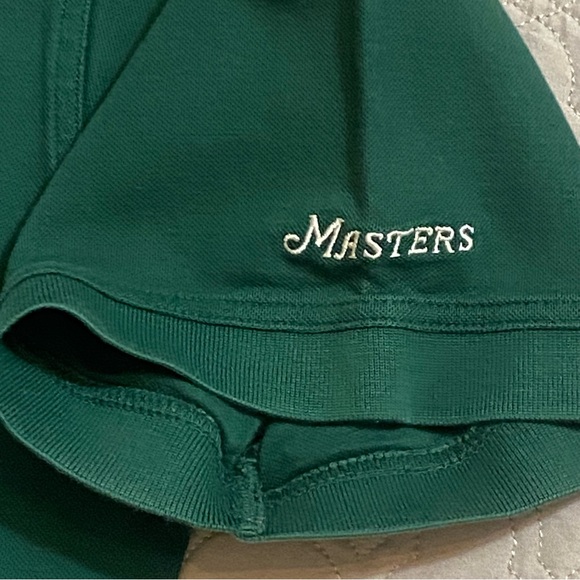 Masters Collection Shirt Men’s XL Green Golf Polo Hong Kong Vintage Augusta Flag - Picture 10 of 10